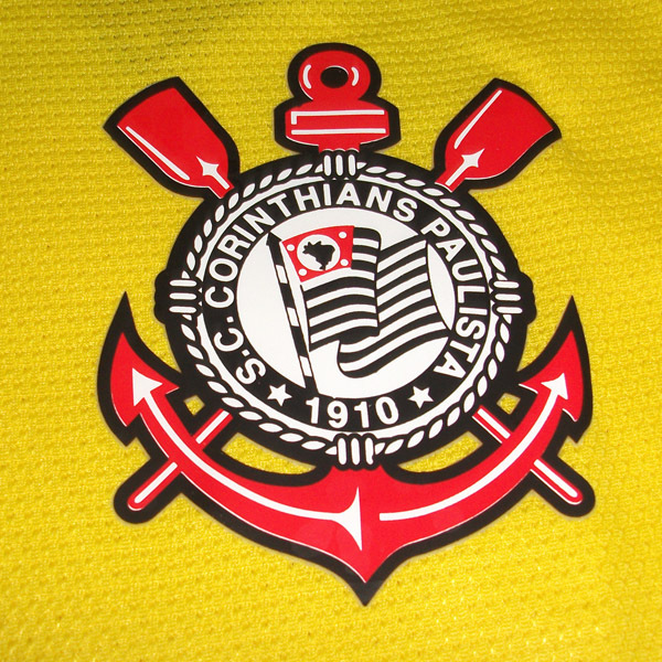 14-15 SC Corinthians Away Yellow Jersey Shirt